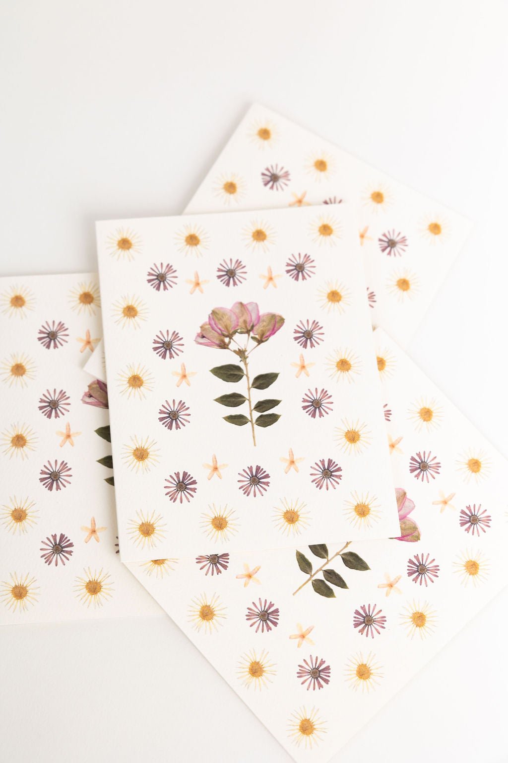 Pressed Flowers Card