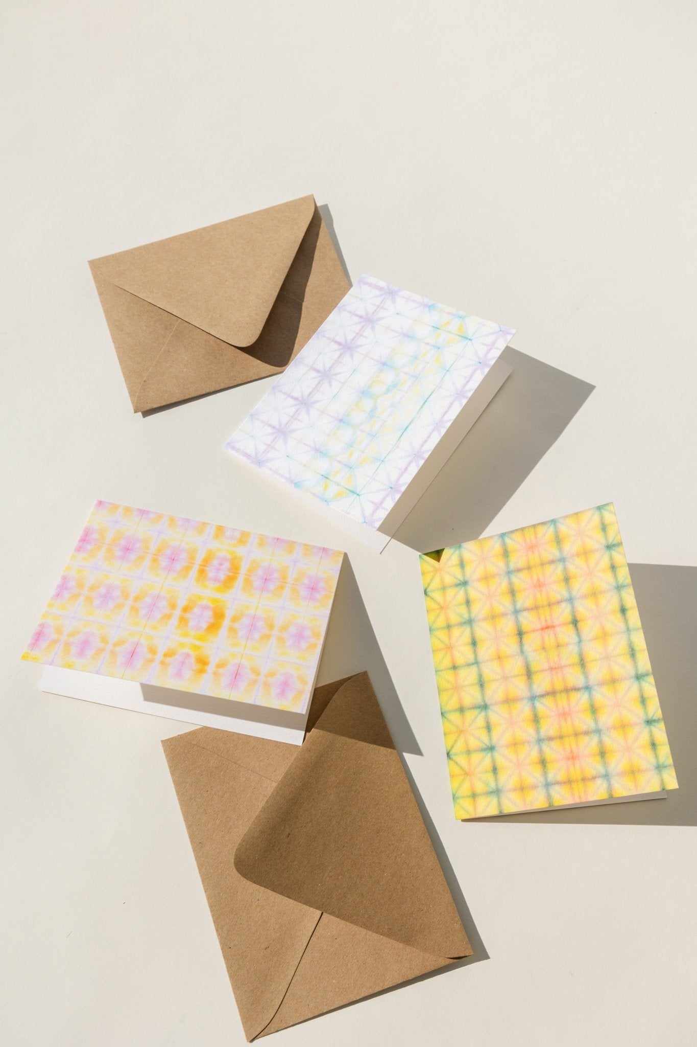 Tie Dye Spring Card