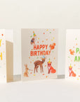 Confetti Fauna Birthday Card