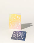 Indigo Flora Congrats Card