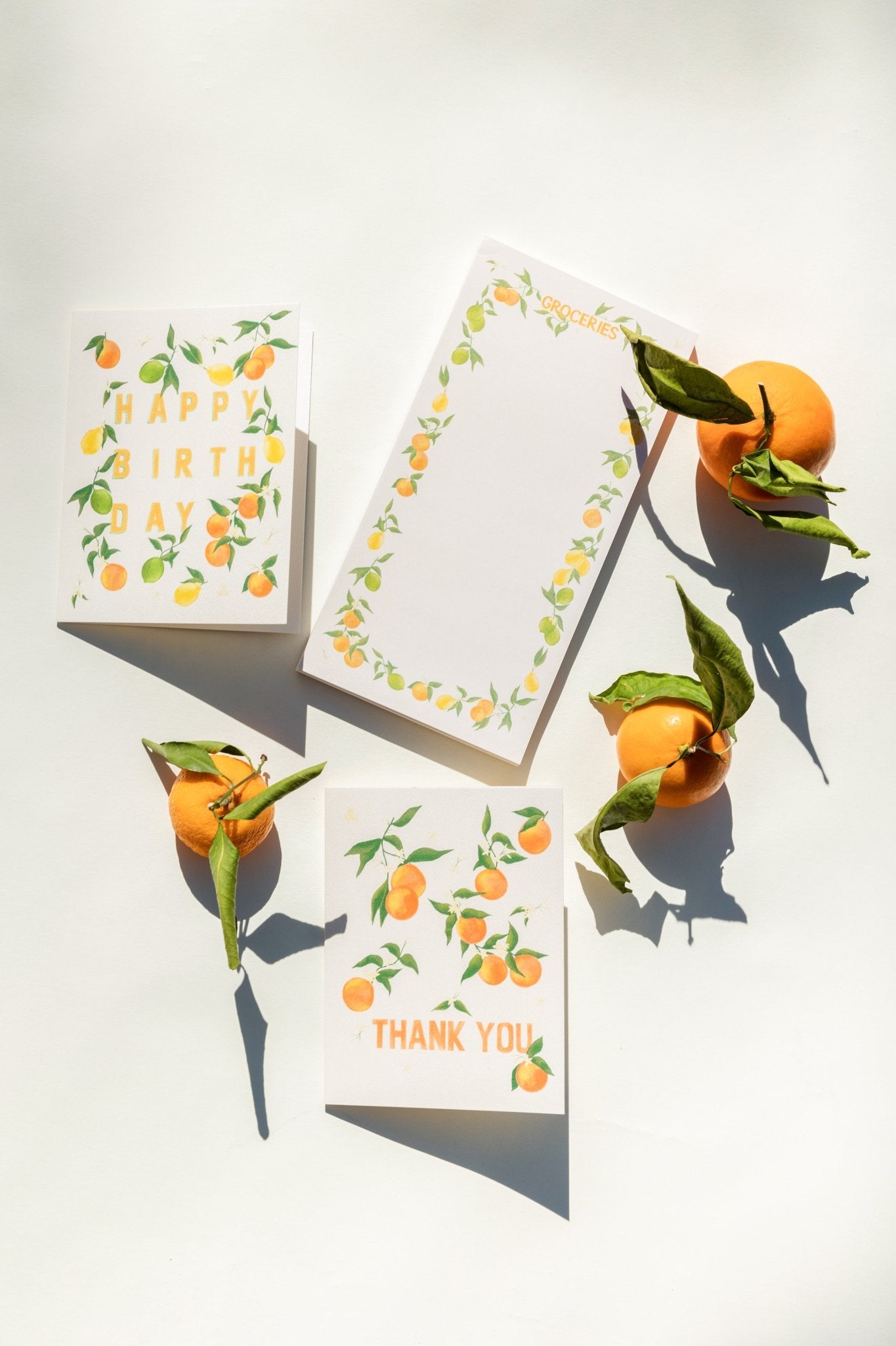 Citrus Thank You Card