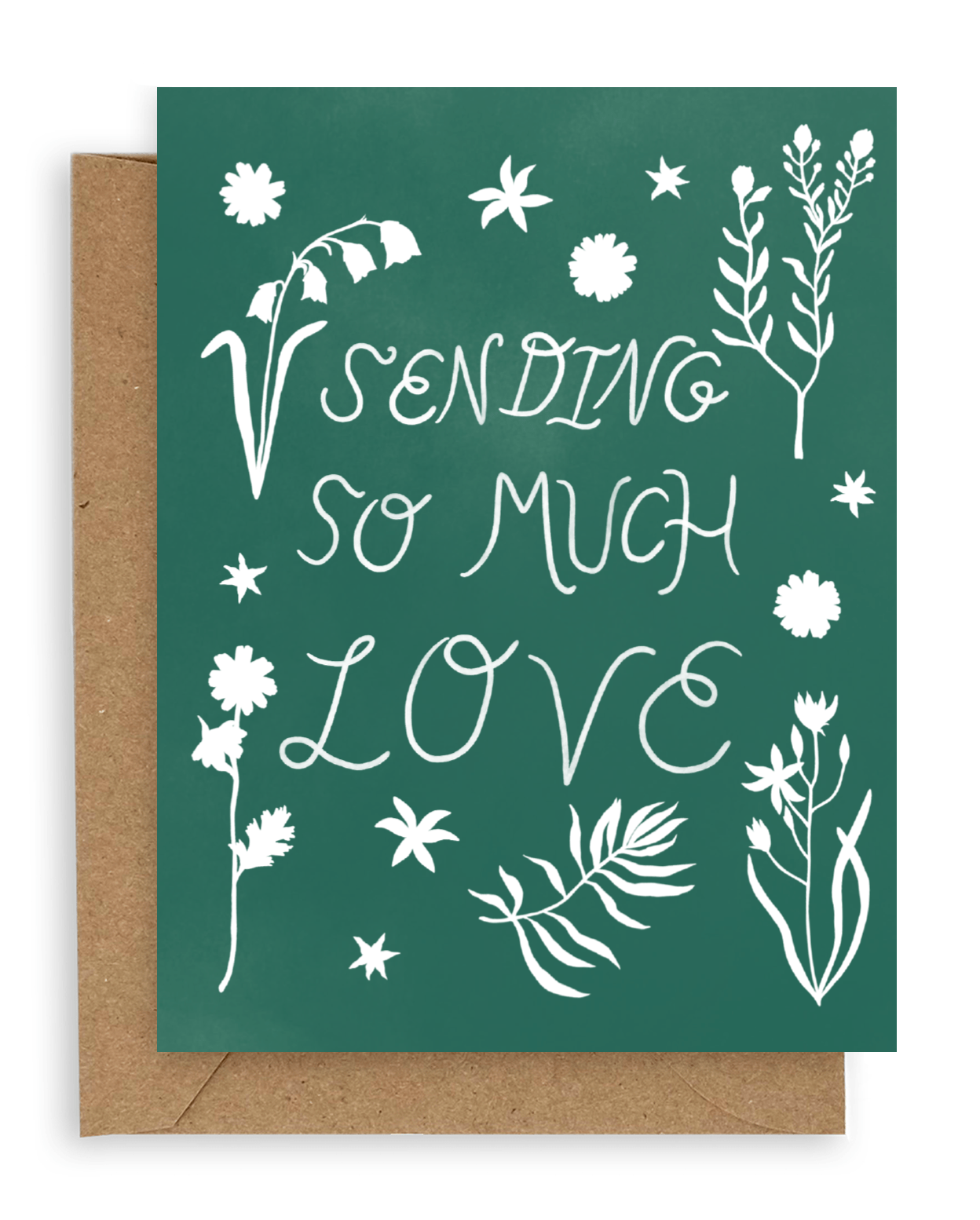 Sending So Much Love Flora Card