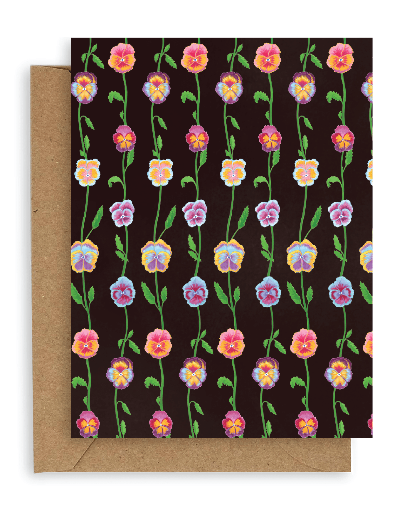 Pansies Card