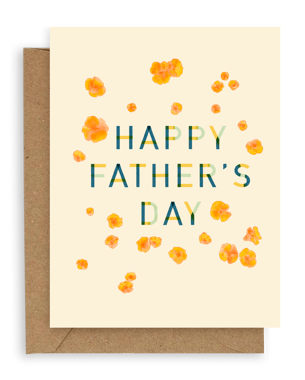 CA Poppies Father&#39;s Day Card