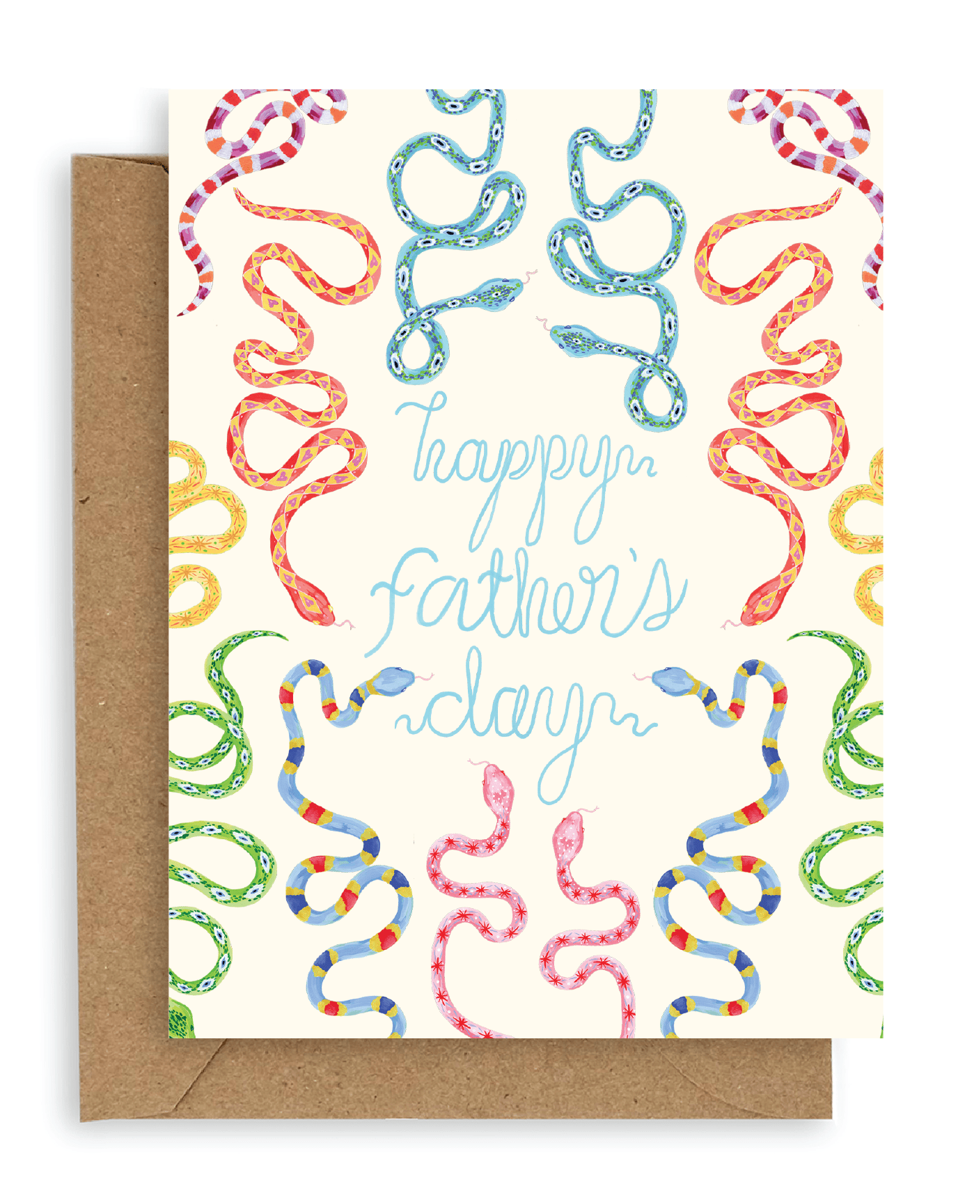 Snakes Happy Father&#39;s Day Card
