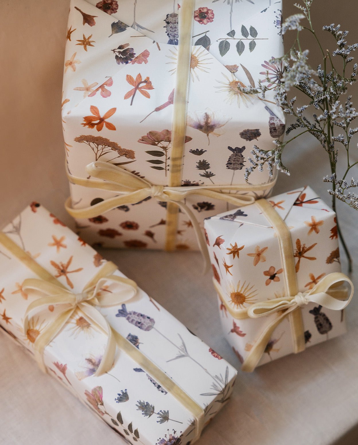 Merry Christmas Flower Wrapping Kraft Paper for Florist Supplies