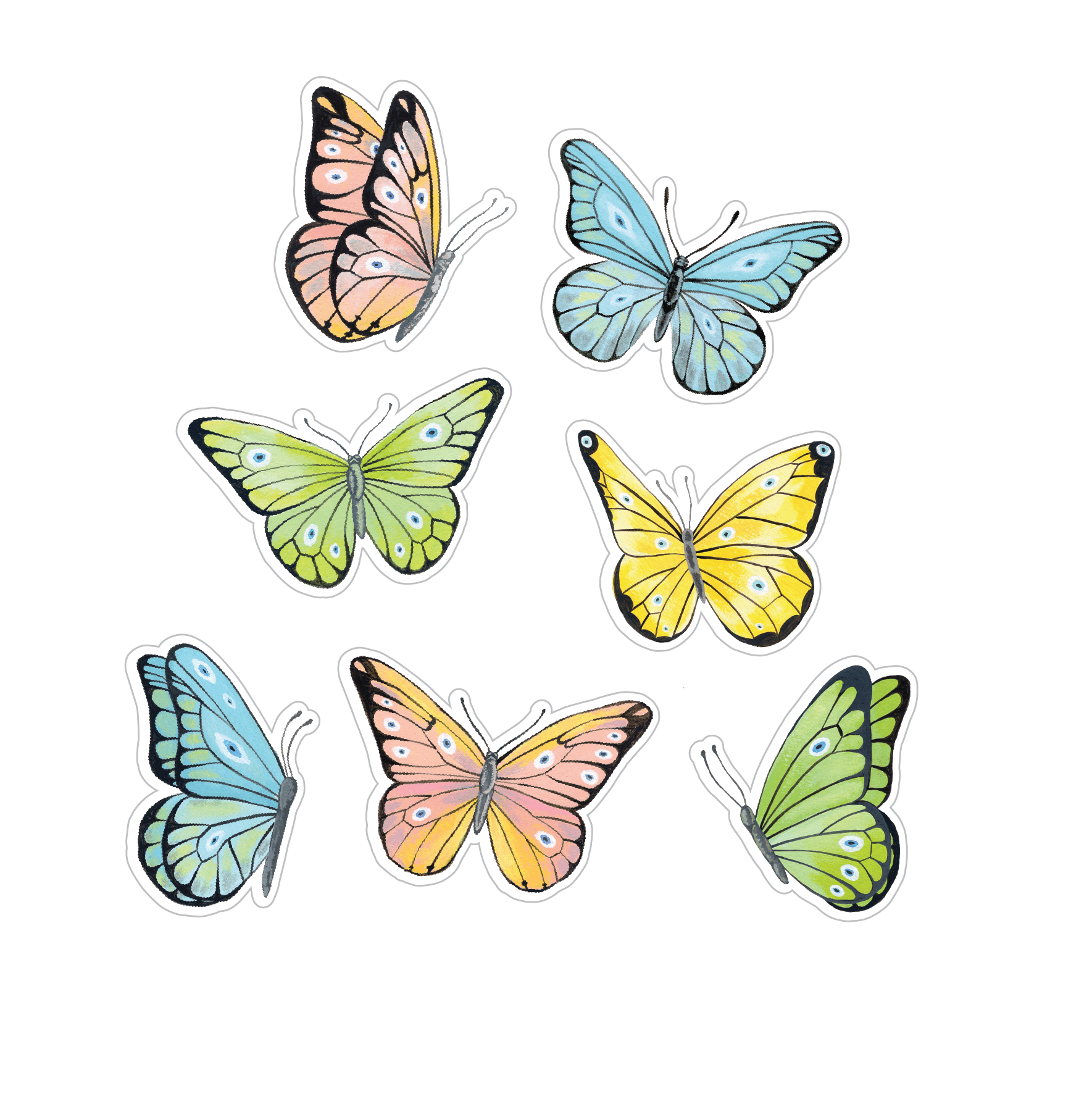 Butterflies Sticker Pack