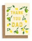 Citrus Thank You Dad Card