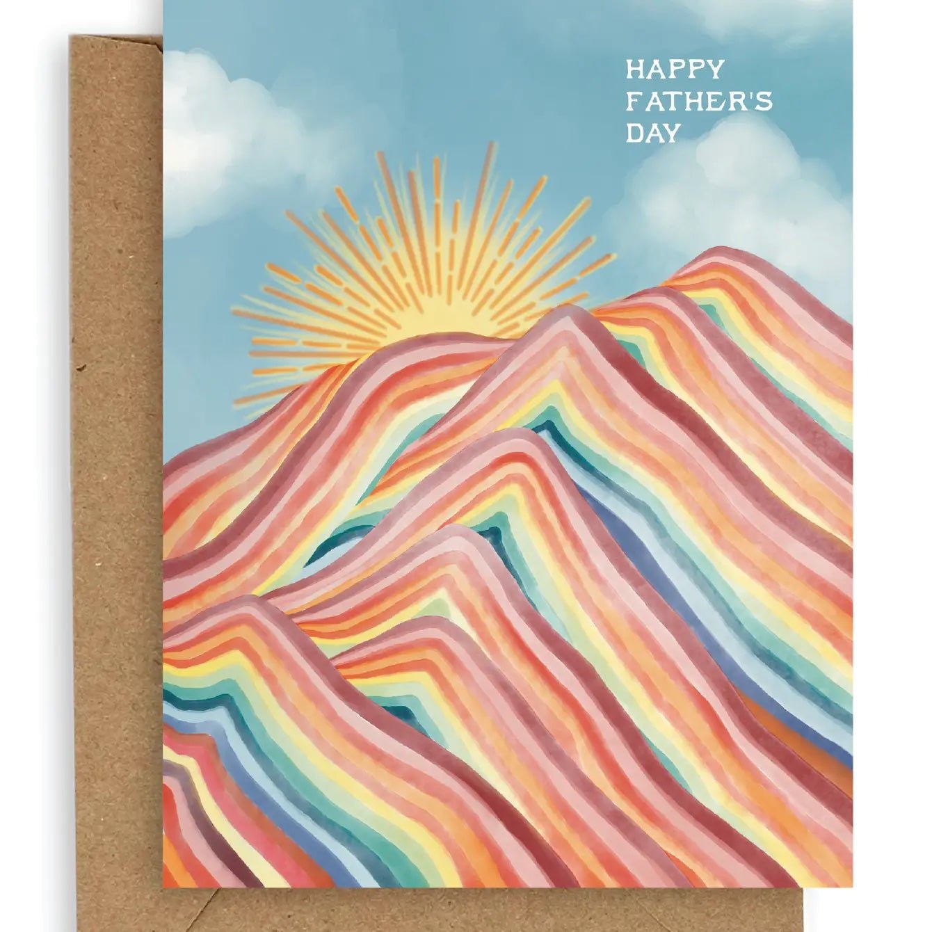 Mountains Happy Father&#39;s Day Card