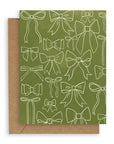 Olive Bows Card