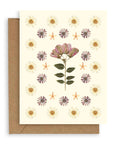 Pressed Flowers Card