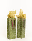 Olive Bows Wine Gift Bag