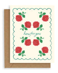 Rose Sympathy Card