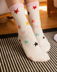 Rainbow Stars Socks