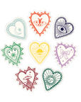 Heart Charms Sticker Pack