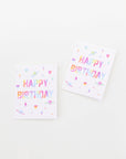 Rainbow Block Birthday Card