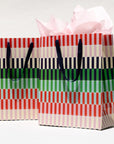Winter Stripe Large Gift Bag