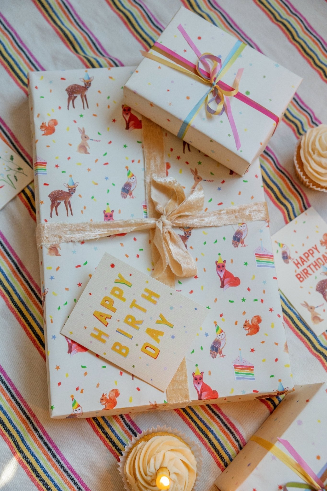 Party Animals Gift Wrap