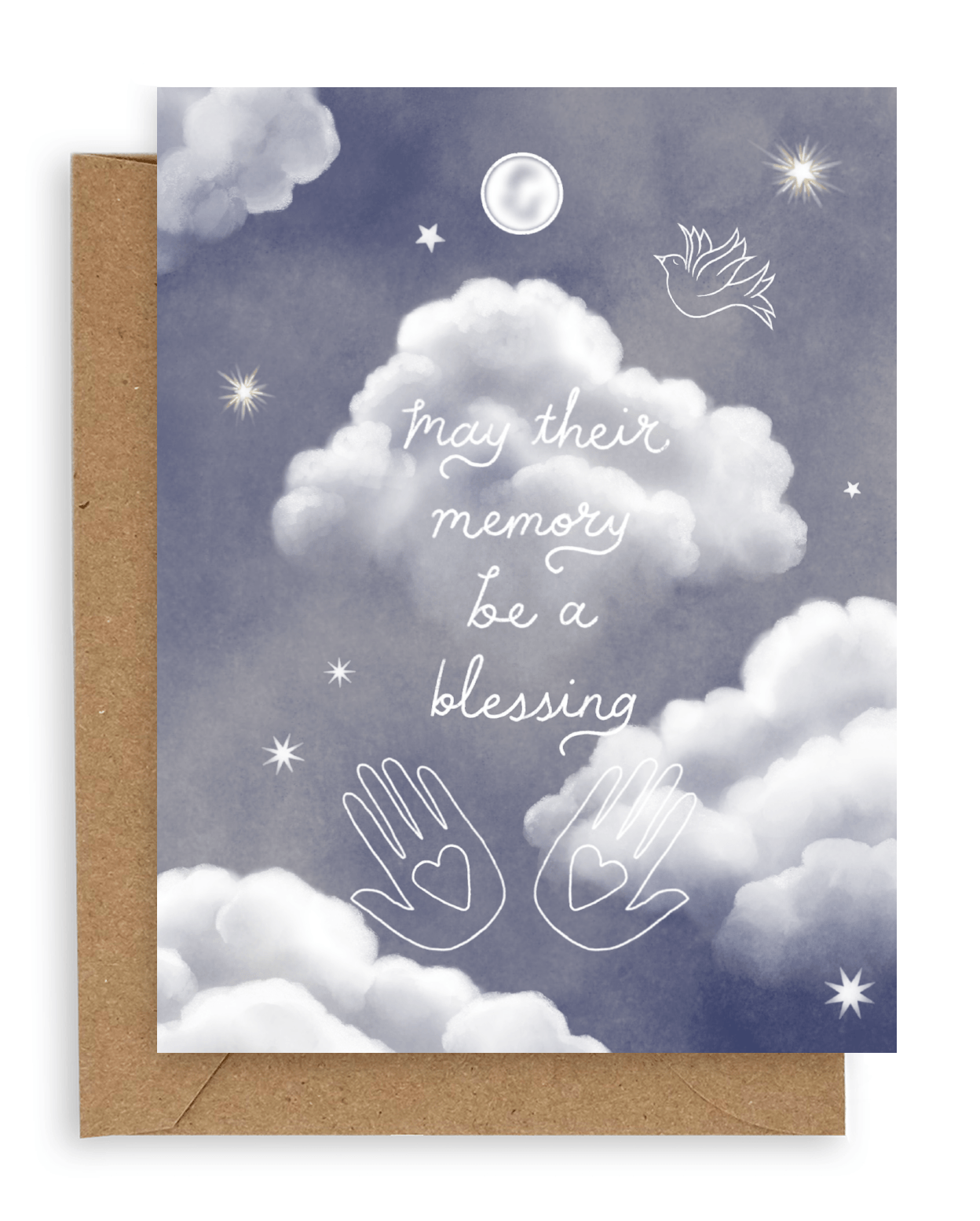 Clouds Blessing Card