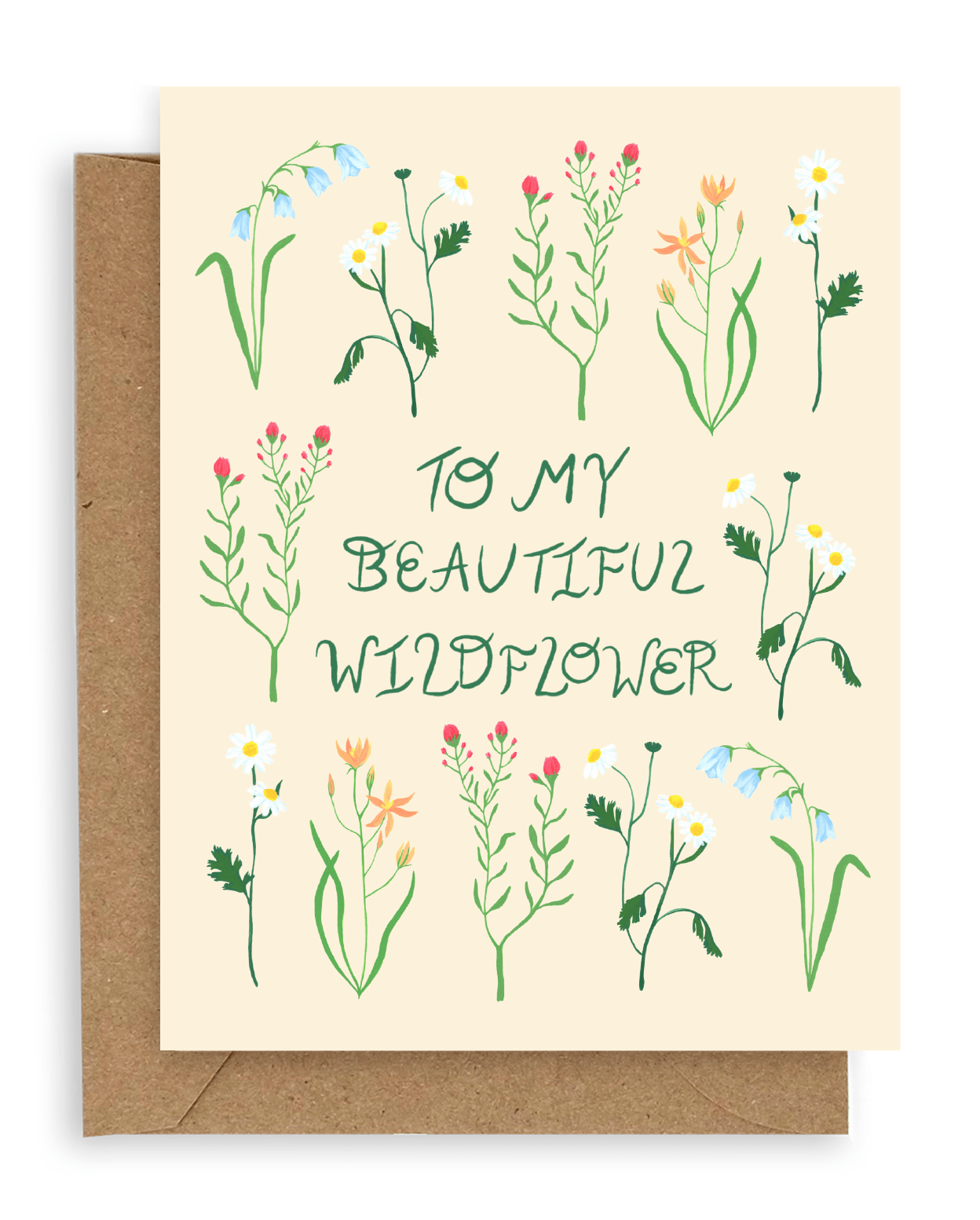 Beautiful Wildflower Card