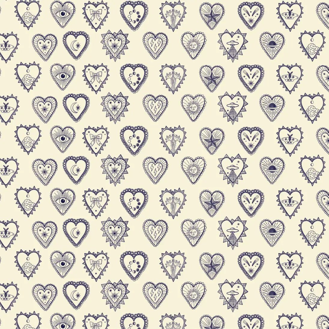 Heart Charms Gift Wrap